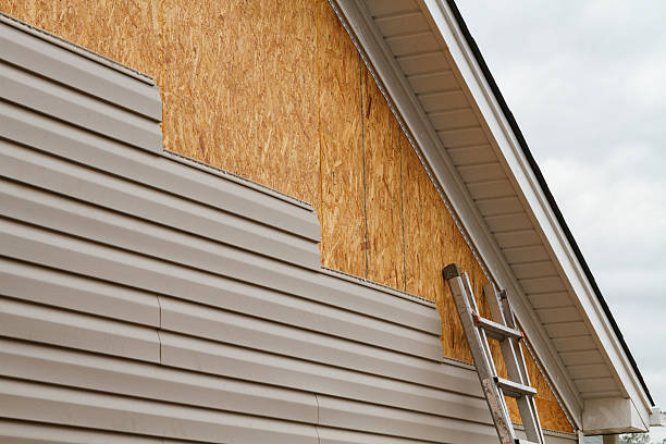 Professional Storm Damage Siding Repair technician working in Long Beach, MD